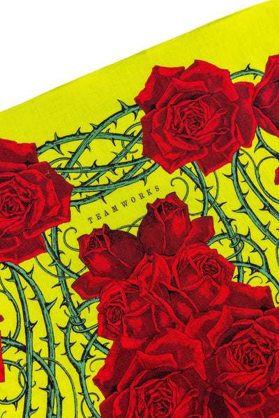 Rose Bandana - Chartreuse